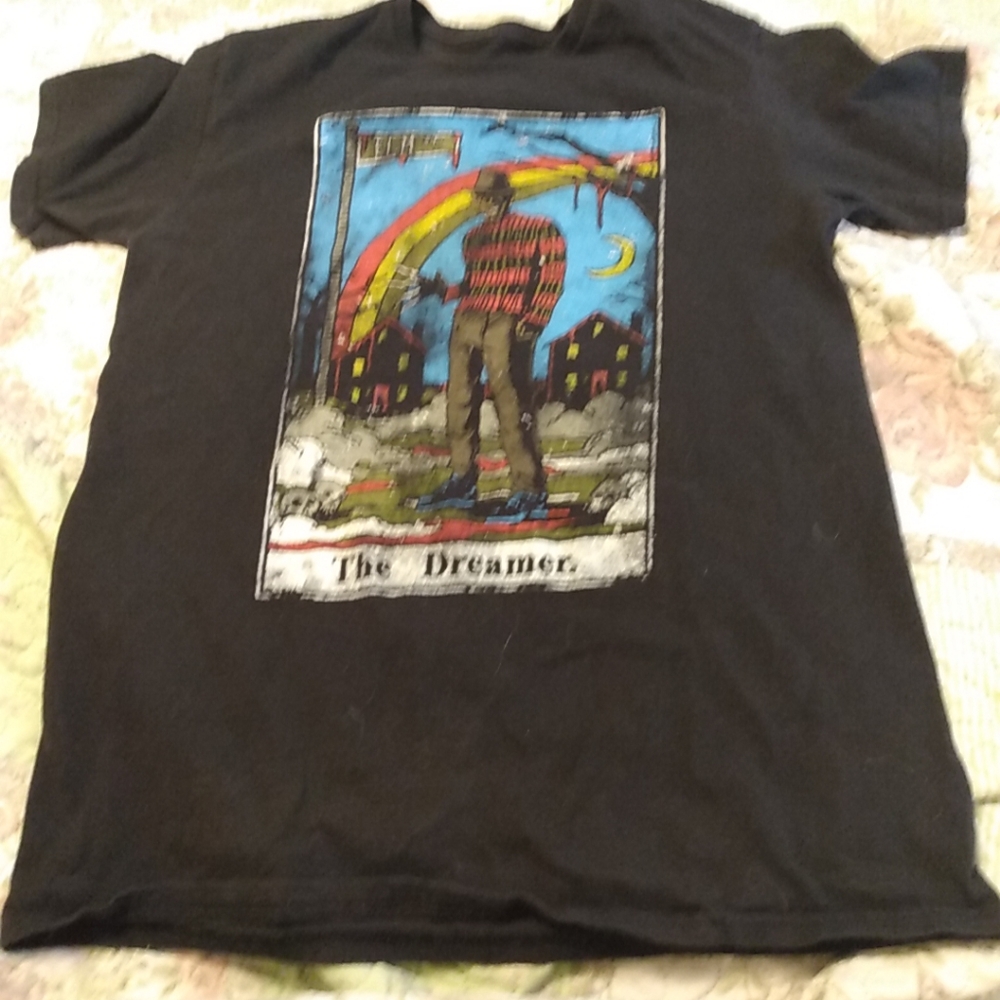 Freddy Krueger T Shirt The Dreamer Tarot Card Nightmare On Elm Street Size Small